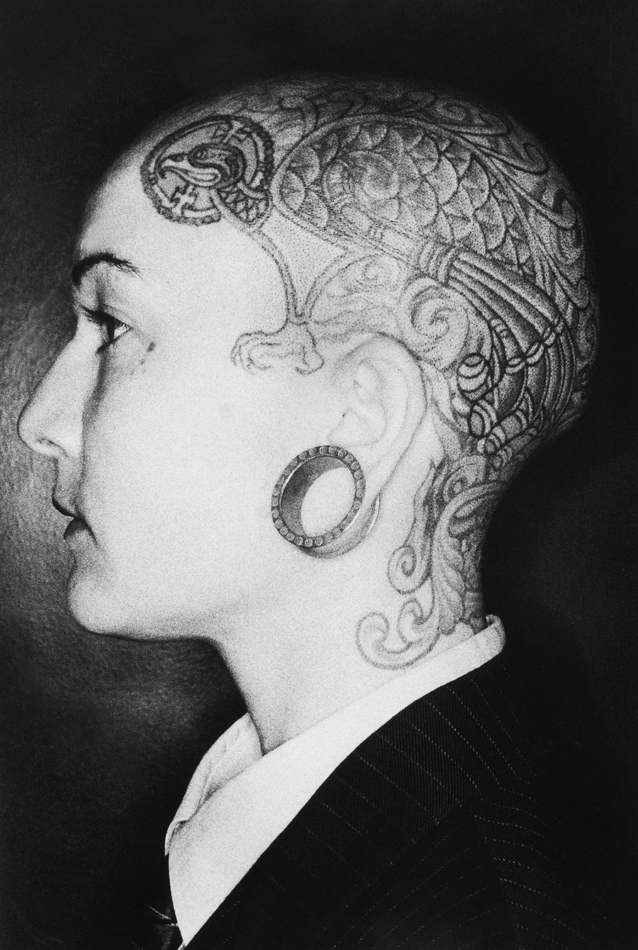 Tony_Ward_early_work_close_ups_1990\'s_ringflash_shaved_head_tattoo Tony_Ward_early_work_close_ups_1990\'s_ringflash_shaved_head_tattoo