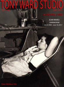 Tony_Ward_Studio_In_Memorium_Jean_Ward_July_2017_cover_photography_Milt_Ward_1955_black_white_portrait