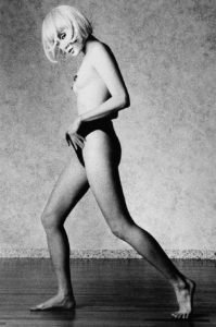 Tony_Ward_early_work_asian_model_casting_call_topless_studio_full_length_panties_blond_wig