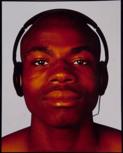 Tony_Ward_early_photography_work_portraiture_black_male_wearing_head_phones_Tower_Records_promotion