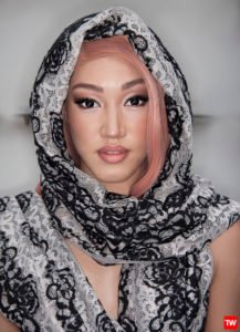 Tony_Ward_Studio_model_Summer_scarf_designer_K_Vaughn_black_white_beauty