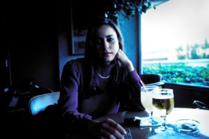 Theresa_Valdez_lunch_Hyatt_Hotel_Union_Square_San_Francisco_1980