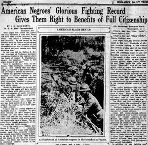 American-Negroes_-Glorious-Fighting-Record World War 1 paves citizenship
