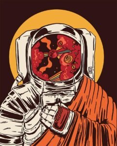 Illustration about science by Thomcat 23.Astronaut