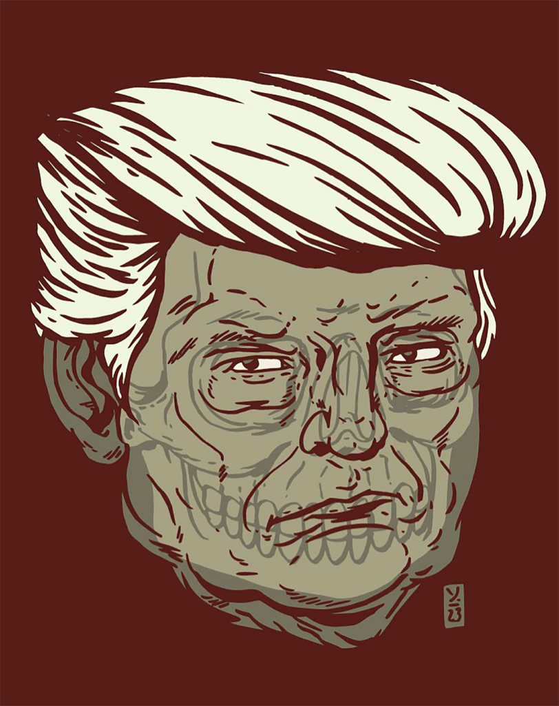Trump illustration by the artist Thomcat23 for Tony Ward Studio