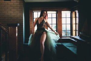Boudoir photo of pin up model Miss Kitchie Ohh