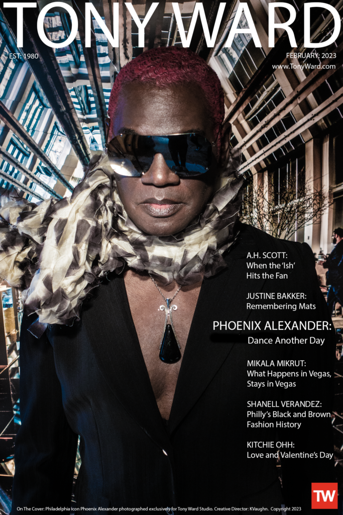 Phillys legendary icon Phoenix Alexander photographed exclusively for Tony Ward Studio homepage February 2023