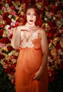 Fetish model and writer Kitchie Ohh striking a pose for Tony Ward Studio