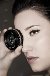 Portrait of porn star Kimberly Kane photographed by famous photographer Tony Ward