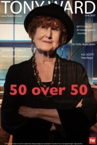 Tony Ward homepage featuring Forbes 50 over 50 recipient Kitty Hailey