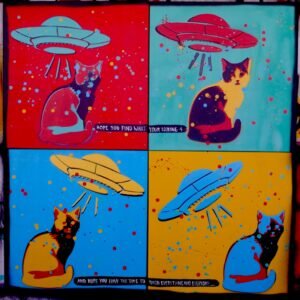 UFO illustration by Dean Rosenzweig, copyright 2023