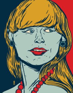 An artist illustration of Taylor Swift by Thomcat23