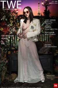 Fetish model Lileet_Miriam graces the cover of TW web magazine March 2024 homepage