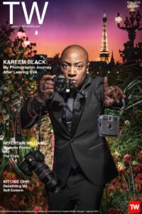 Homepage for www.TonyWard.com featuring Kareem Black celebrity photographer