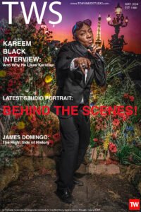 Homepage for Tony Ward Studio May 2024 featuring photographer Kareem Black