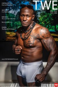 TWE Homepage July 2024 featuring Kasheem Peterson