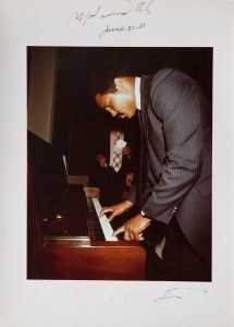 Muhammad Ali playing: Chopsticks. Photo: Tony Ward, Copyright 1980.