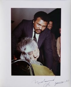 Muhammad Ali. Photo: Tony Ward, Copyright 1980.