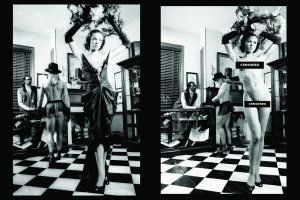 SOLD. Dressed and Undressed. From the book of Tableaux Vivants by Tony Ward. 2001. Private Collector Philadelphia