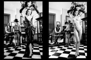 SOLD. From Tony Ward's book tableaux vivant. Vintage black and white silver prints