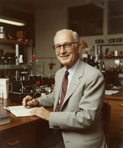 Portrait of Dr. Edwin Land founder of Polaroid