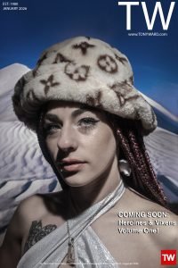 January homepage for www.TonyWard.com featuring Snow Baby.